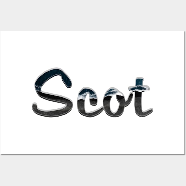 Scot Wall Art by afternoontees